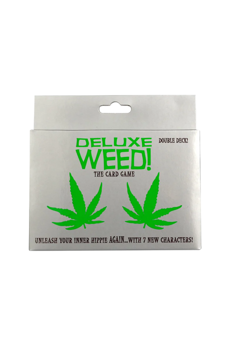 Deluxe Weed! 420 Themed Card Game Front View - Fun Novelty Party Game
