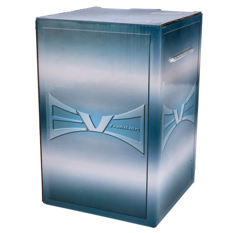 EVOLUTION Diamond Dust 8" Dab Rig packaging box front view on a white background