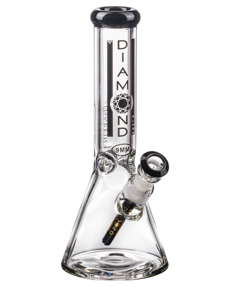 Diamond Glass - 9mm Thick Beaker Bong 11'' | Dank Geek