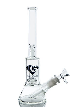 Diamond Glass - Beaker Showerhead Perc 11'' | Dank Geek