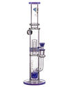 Diamond Glass Bubble Barrel to UFO Perc Straight Tube 15'' | Dank Geek
