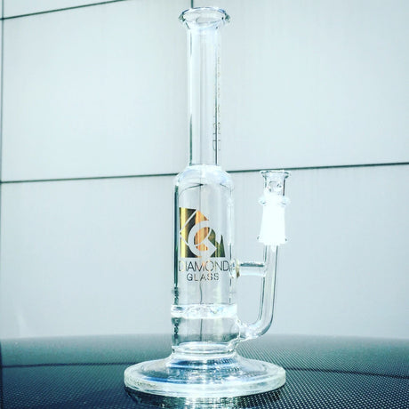 Diamond Glass - Turbine Dab Rig with Quartz Banger - Front View | DankGeek