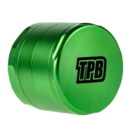 Green Aluminum 4-Part Diamond Teeth Grinder for Dry Herbs, Compact and Portable