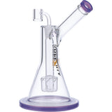 Dopezilla Basilisk 9" Clear Dab Rig with Purple Accents and Hammer Head Percolator