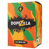 Dopezilla Chimera Beaker Water Pipe packaging with vibrant color design, front view