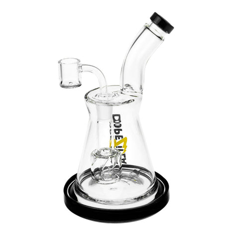 DOPEZILLA KRAKEN 8" Clear Beaker Dab Rig with Hammer Head Percolator and Quartz Banger
