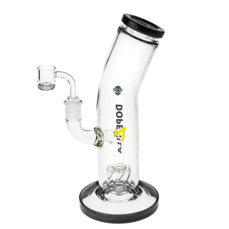 Dopezilla Ogre 10" Dab Rig in Black with Hammer Head Percolator, 90 Degree Joint, and Quartz Banger