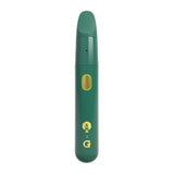 Dr. Greenthumb's x G Pen Micro+ Vaporizer in green, front view, compact design with ceramic chamber