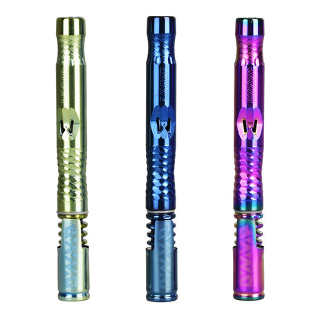 DynaVap The M 2021 Color Edition Thermal Extraction Devices in green, blue, and purple