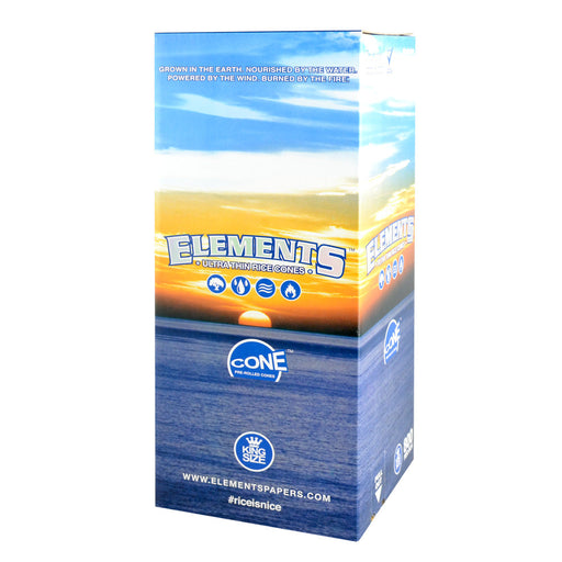Elements Rice Pre-Rolled Cones | 800pc Bulk Box