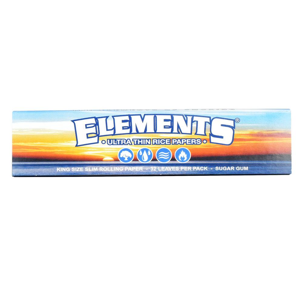 Elements Ultra Thin Rice Rolling Papers | King Size Slim Booklet