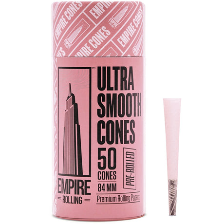 Empire Rolling - Pink Ultra Smooth Pre-Rolled Cones, 50 Pack Front View