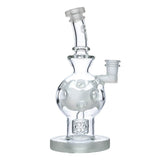 Calibear Exosphere Dab Rig with Frosted Glass Detail, 14mm Joint - Front View