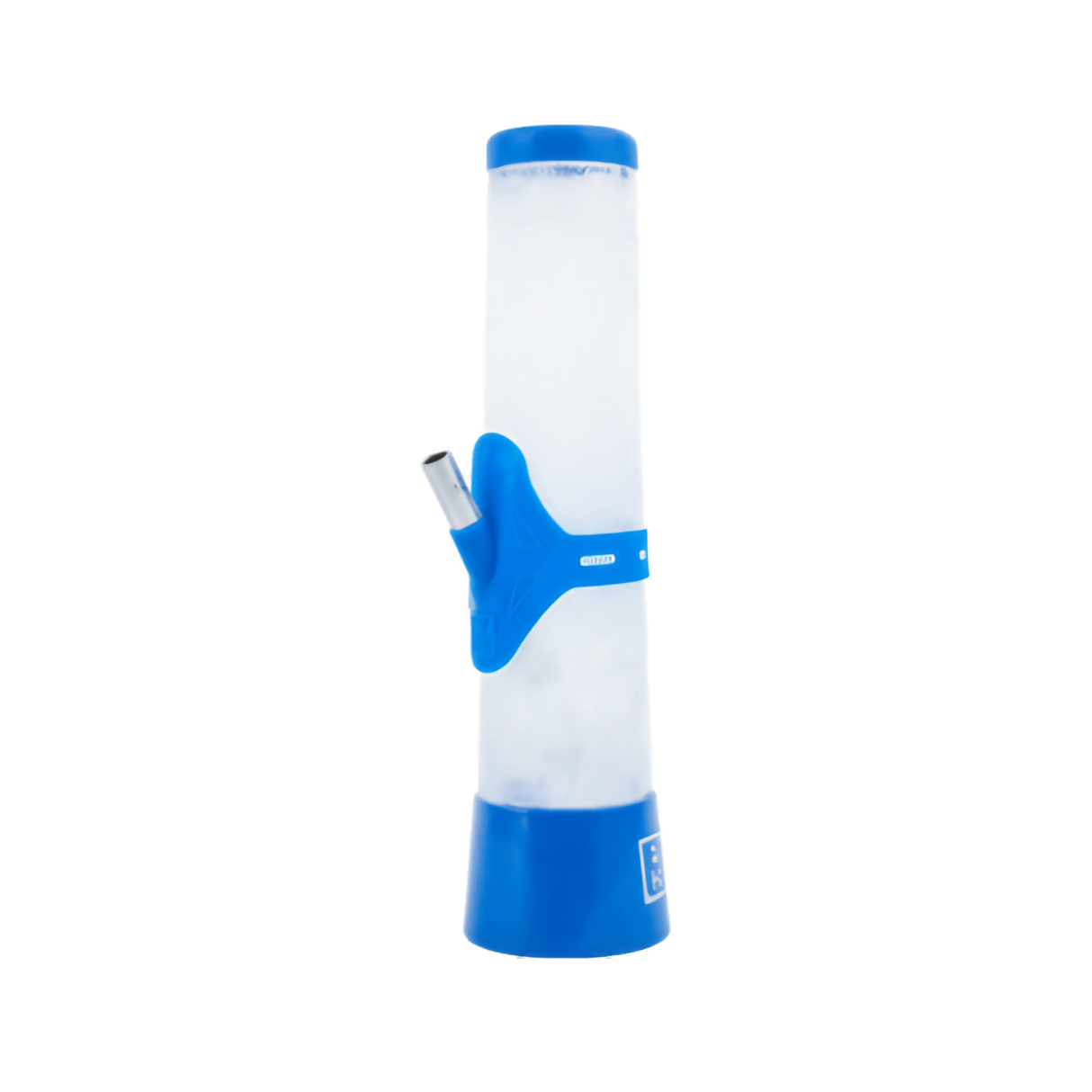 Eyce 2.0 Freezable Silicone Water Pipe, 12.75" Ice Bong, Portable Straight Design, Front View