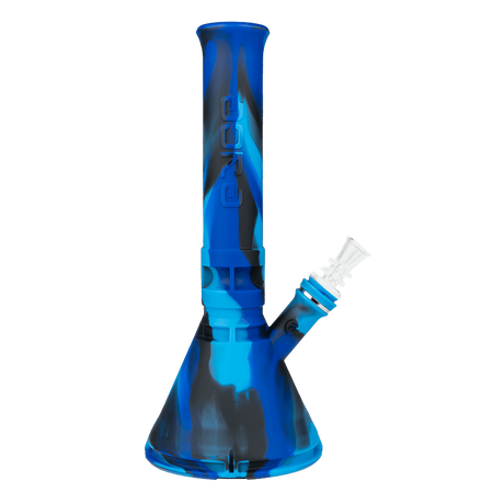 Eyce Beaker Silicone Bong in Blue - Durable, Easy to Clean, Front View