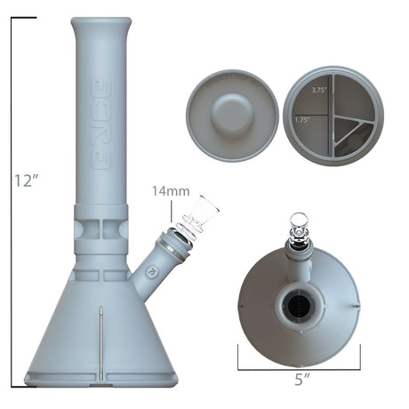 Eyce Beaker Silicone Bong with Collapsible Design and Accessories View