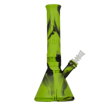 EYCE Beaker in Creature Green with Slitted Percolator and 14mm Joint - Front View