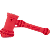 EYCE Silicone Hammer Bubbler in Red - Durable, Portable, Easy-to-Clean Design