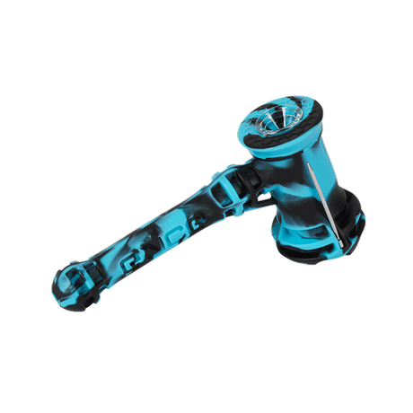 EYCE Silicone Hammer Bubbler in Teal - Durable, Portable Design with Deep Bowl
