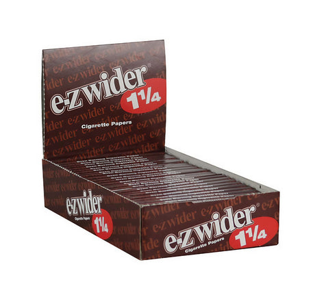 EZ Wider 1 1/4" Standard Rolling Papers 24 Pack Display Box - Front View
