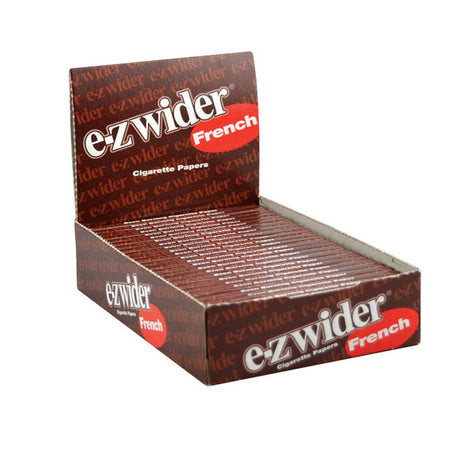 EZ Wider French Rolling Papers 24pc Display Box - 75mm x 44mm Size