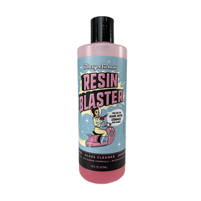 Blazy Susan Resin Blaster Glass Cleaner bottle front view on a white background