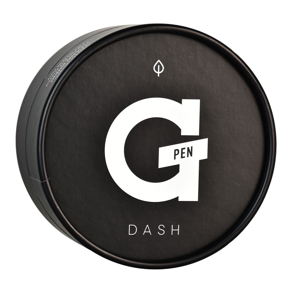 G Pen Dash Dry Herb Vaporizer, 900mAh in Black, Top View with Logo