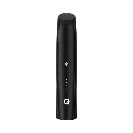 G Pen Pro Vaporizer in black, portable design with ceramic chamber, front view on white background