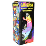 Colorful Gas Mask with Acrylic Water Pipe in Box, Adjustable Size for Any User