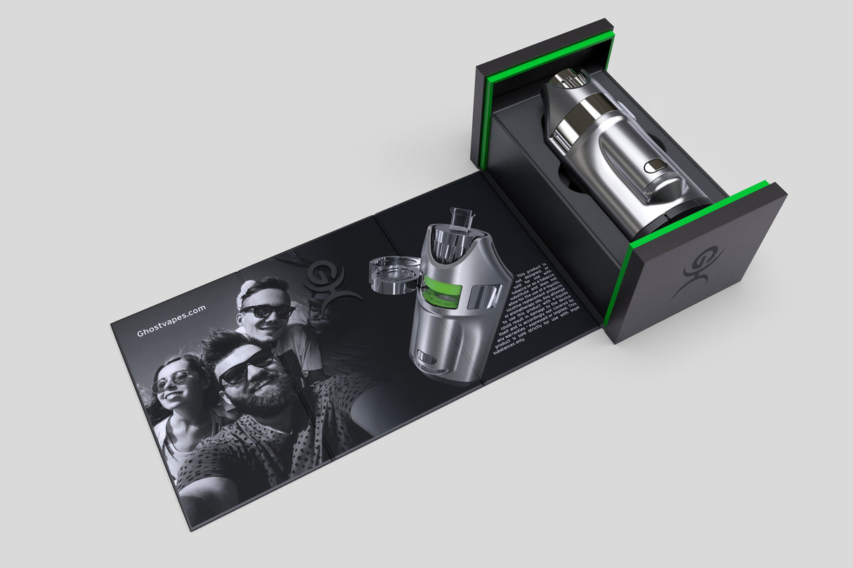 GHOST MV1 Vaporizer for Herb & Wax, Open Box Display with Device and Accessories
