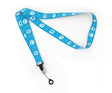 Cookies x G Pen Gio Lanyard in blue with logo, detachable clip, ideal for portability