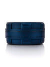 GRAV 3 Piece Grinder in Midnight Blue, compact aluminum design, front view on white background