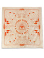 GRAV Bandana in Beige with Bubble Design, Cotton Material, Front View