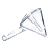GRAV Conical Pocket Bubbler - Clear Glass with 10mm Female Joint - Side View