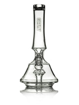 Clear GRAV Empress Water Pipe front view, 13" tall, borosilicate glass, for dry herbs