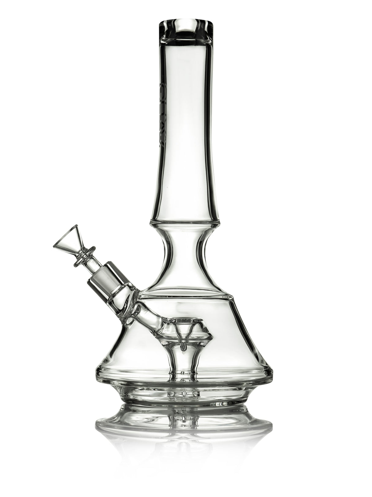 GRAV Empress Water Pipe - Clear Borosilicate Glass Bong for Dry Herbs, Front View
