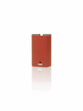 GRAV Gem-in-eye Vape Pen in Cayenne - Front View on White Background, Compact and Portable