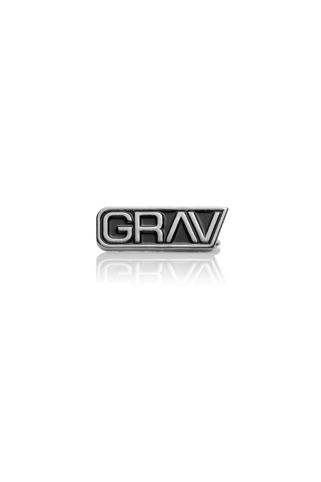 GRAV Hatpin with Beaker Design - Sleek Metallic Finish - Front View