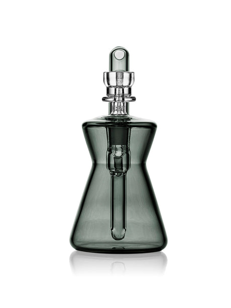 GRAV Hourglass Pocket Bubbler in Amber, Compact Design, Front View on White Background