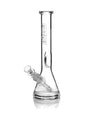 GRAV Medium Clear Beaker Base Water Pipe with Slit-Diffuser Percolator - Front View