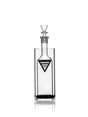 GRAV Medium Gravitron Clear Borosilicate Glass Bong Front View on Seamless White Background