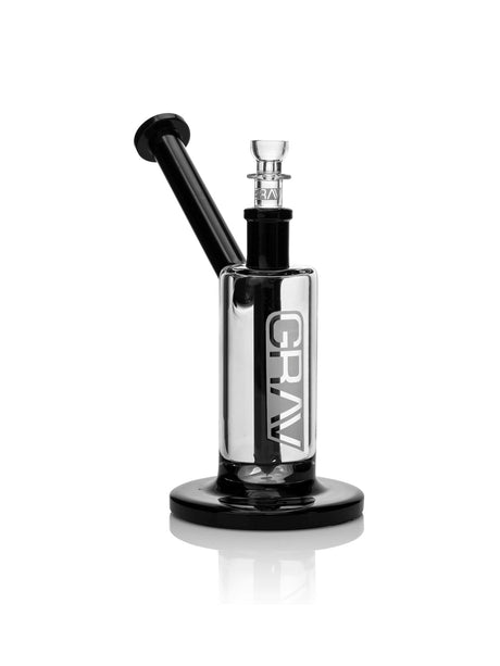 GRAV Medium Upright Bubbler with Black Accents and Slit-Diffuser Percolator - Front View