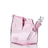 GRAV Milk Carton Bong in Pink Borosilicate Glass with Slitted Percolator - Front View