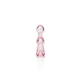 GRAV Mr. Pink Glass Bubble Chillum Front View on White Background