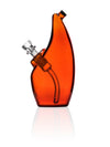 GRAV Rain Bubbler in Amber - Slit-Diffuser Percolator - Front View on White Background
