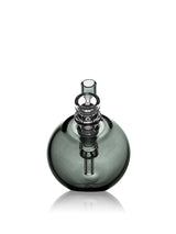 GRAV Spherical Pocket Bubbler in clear borosilicate glass, front view on white background