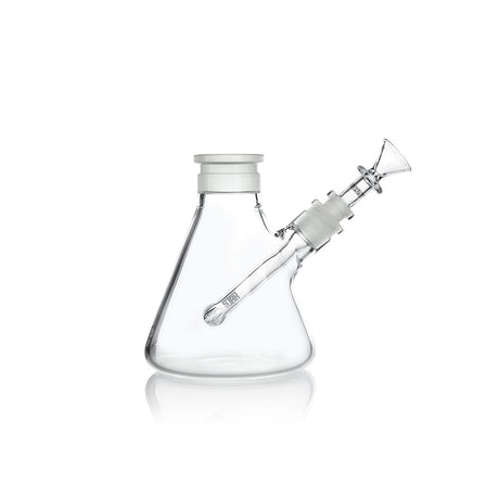GRAV STAX Big Beaker Bong Bundle with clear borosilicate glass and percolator, front view