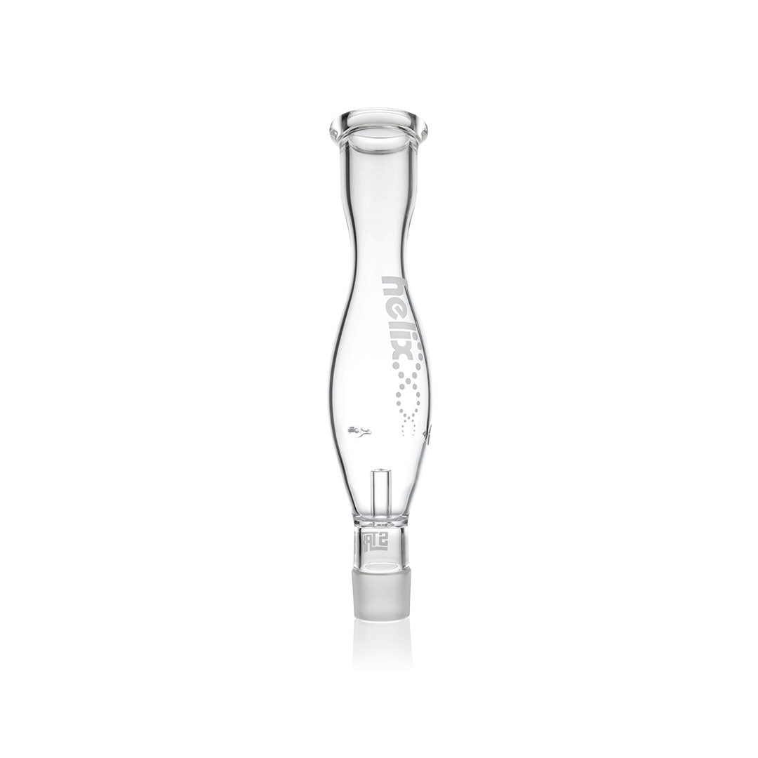 GRAV STAX Whirlwind Bundle clear borosilicate glass bong part with vortex percolator front view