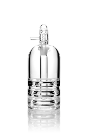 GRAV Upline Upright Bubbler with Slit-Diffuser Percolator, Clear Borosilicate Glass, Front View