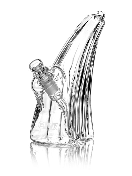 GRAV Wave Bubbler in Clear Color - Side View with Slit-Diffuser Percolator